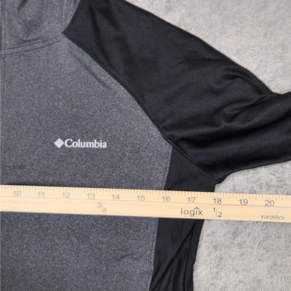 Columbia Womens Full Zip Hoodie Omni Wick‎ Shade Black Gray Size S - Picture 4 of 5
